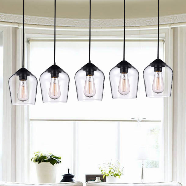 Brayden Studio® Grasston 3 Light Kitchen Island Cylinder Pendant